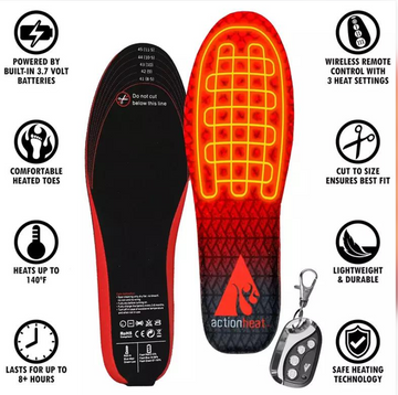 Rechargeable Heated Insoles