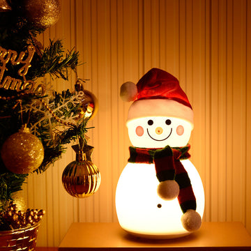 Christmas Snowman Music Night Lamp